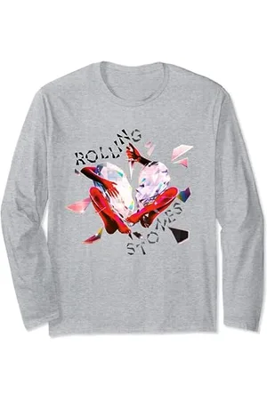 The Rolling Stones Offizielles Prisma-Herz von Langarmshirt