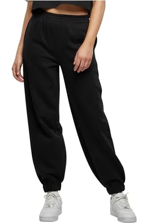 Build Your Brand Damen BY265-Ladies High Waist Ballon Sweat Pants Hose, Black, 4XL