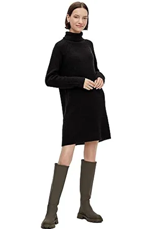 Pieces® Pcellen Ls High Neck Knit Dress Noos Bc
