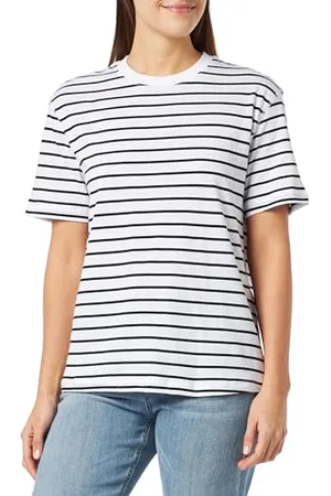 Mavi Damen Stripe T Shirt, , Small
