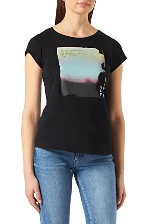 Sisley Damen 3L7NL100V T-Shirt, , S
