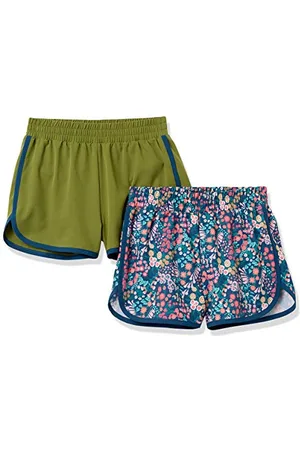 Amazon Mädchen Active-Laufshorts, 2er-Pack, , 9 Jahre