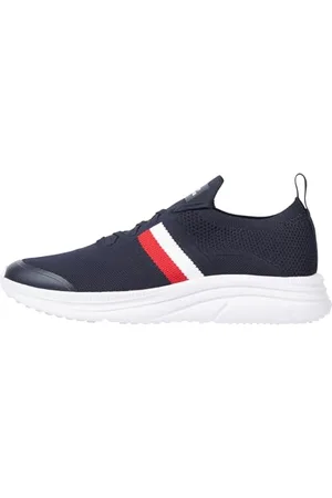 Tommy Hilfiger Herren Runner Sneaker Sportschuhe, Blau (Desert Sky), 46 EU