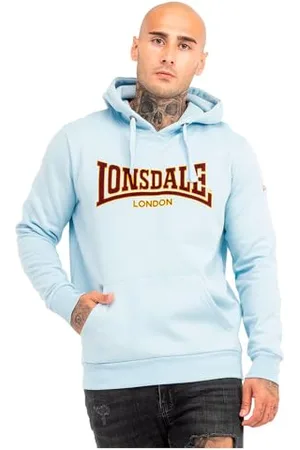 Lonsdale London Herren Kapuzensweatshirt schmale Passform Hooded Classic LL002, , 3XL