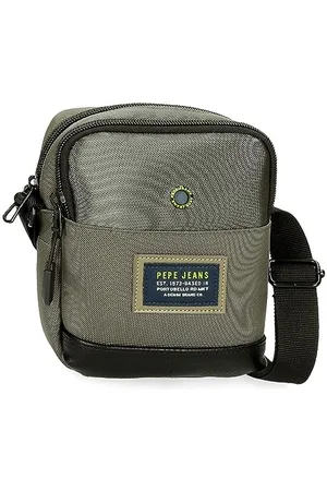 Pepe Jeans Leighton Gepäcktasche für Herren, grün, Talla única, Kleine Umhängetasche