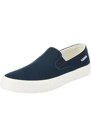 Tommy Hilfiger Herren Vulcanized Sneaker Slip On Canvas Schuhe, (Dark Night Navy), 44