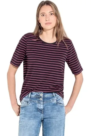 CECIL Damen B321114 Gestreiftes T-Shirt, , XS
