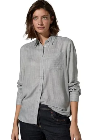 CECIL EOS_Melange Pinstripe Blouse