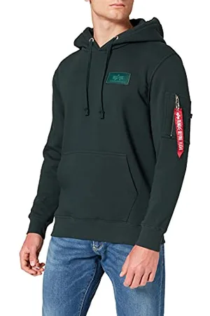 Alpha Industries Herren Back Print Hoody Kapuzensweat Kapuzenpullover, , M