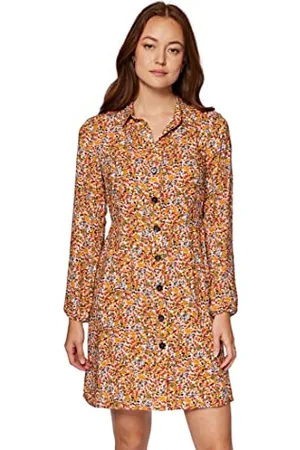 Mavi Damen Long Sleeve Dress Kleid, , L/