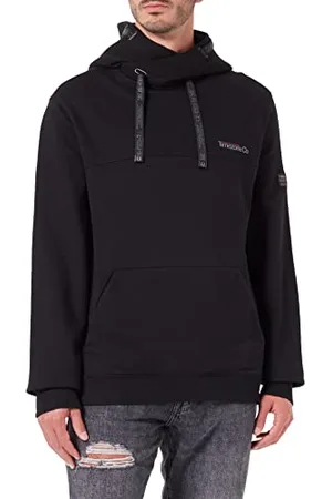 Timezone Herren Hi-Tech Hoody Kapuzenpullover, , L
