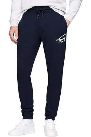 Tommy Hilfiger Herren Jogginghose Slim Fit Entry Sweatpants aus Baumwolle, (Dark Night Navy), XXL