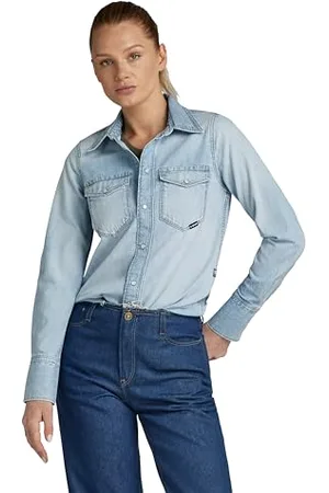 G-Star RAW Damen Slim Western Hemd, , S