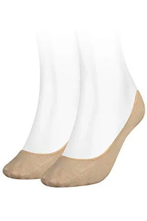 Tommy Hilfiger Damen Footie Invisible Socken, Nomad, 35-38