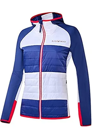 Black Crevice Damen wattierte Hybrid Jacke, , 46
