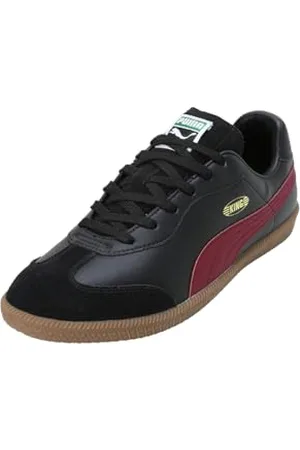 PUMA Unisex King 21 IT Fussballschuh, Black-Dark Crimson, 36 EU