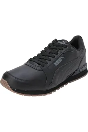 PUMA St Runner V3 L Sneaker, Black Black Gum, 38 EU