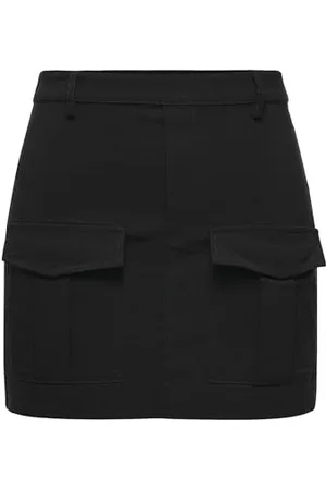 ONLY Damen Onlfiona Skirt JRS Rock, Black, M