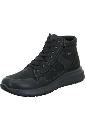 ARA Herren Arizona Stiefelette, Black,Blue, 41 EU Weit