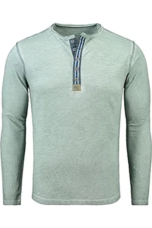 Key Largo Casual Stadium Button T-Shirt, , S