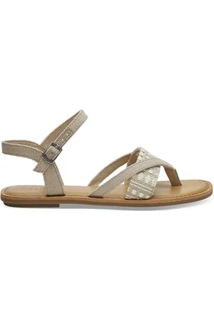 TOMS Damen Lexie Flache Sandale, Tan, 35.5 EU