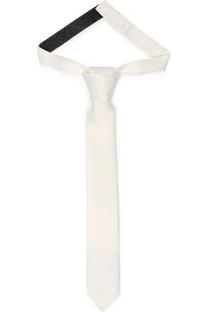 Ladeheid Kinder Krawatte für Jungen - Eleganter matter Look, Vorgebunden mit einem Klettverschluß, Perfekt für besondere Anlässe - Stilvolle Ansteckkrawatte TKM (31cm x 4cm, )