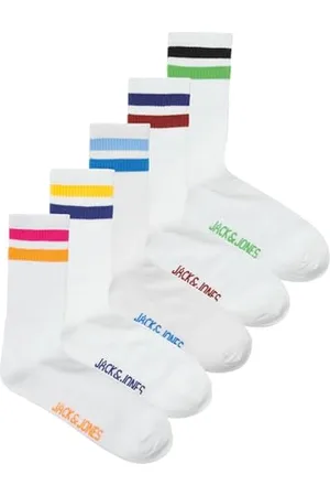 JACK & JONES JACBENJAMIN TENNIS SOCKS 5 PACK