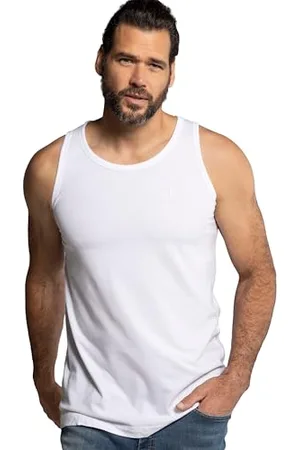 JP 1880 Herren große Größen Übergrößen Menswear L-8XL Tank Top, Basic, ärmellos, bis 10 XL L 705145200-L