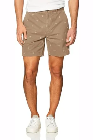 Amazon Herren Klassisch geschnittene Chinoshorts 18 cm, , 32W