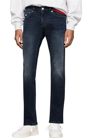 Tommy Hilfiger Herren Jeans Hose Scanton Slim Fit Stretch, Blau ( Dark), 28W/36L