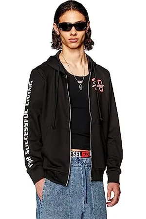 Diesel _S-Ginn-Hood-Zip-K9 F_Underpants_Schwarz_3XL