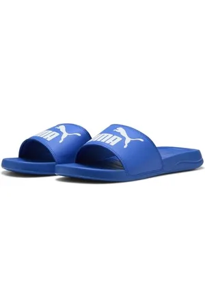 PUMA Unisex Popcat 20 Schiebe-Sandalen, Vivid Blue White, 39 EU