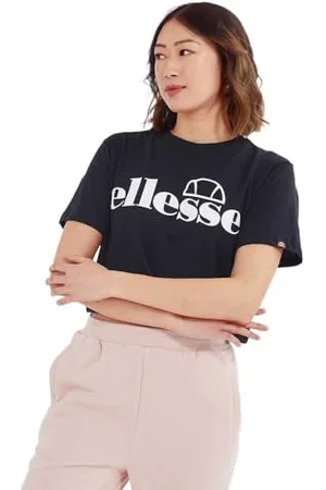 Ellesse Damen Silo Cropped Verkürztes T-Shirt, , M