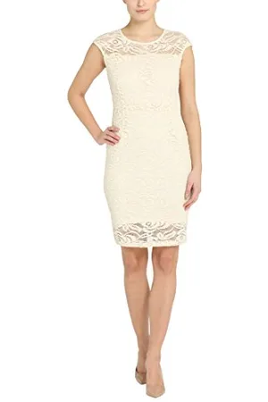 Berydale Knielanges Etui-Kleid, Damen, /Champagner, XL