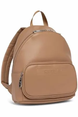 Replay Damen Rucksack aus Kunstleder, Beige (Dirty Pale Beige 074), Onesize