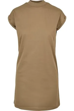 Urban classics Damen Ladies Turtle Extended Shoulder Dress Kleid, , M EU