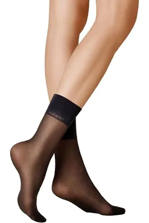 Kunert Damen Söckchen Satin Look 20 druckfreier Bund 20 DEN 39-42