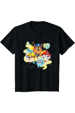 Paw Patrol Kinder Pawsitive Vibes Cute Puppy Heads & Balloons T-Shirt