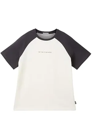 TOM TAILOR Jungen Kinder Oversized T-Shirt mit Schritzug, , 140