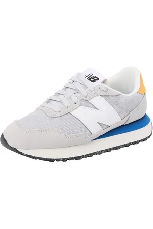 New Balance Herren 237 Sneaker, /White/Varsity Gold, 37.5 EU