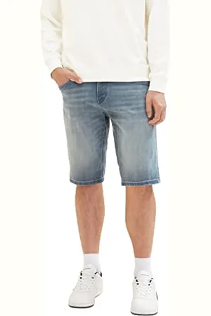 TOM TAILOR Herren Slim Fit Jeans Bermuda Shorts mit Stretch