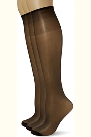 Dim Kniestrümpfe Komfort Sublim Damen x2, Black, One Size
