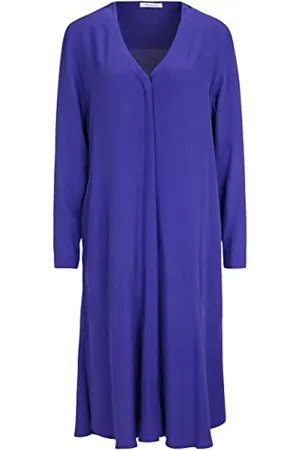 Tamaris Damen Cleanes Trapez Kleid ANGERS Blau 36