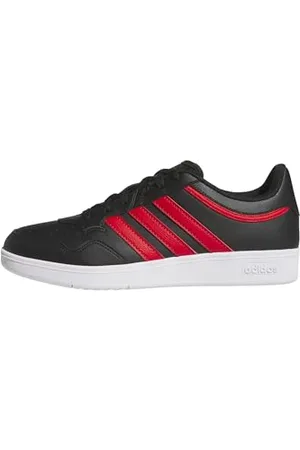 adidas Unisex Hoops 4.0 Shoes Schuhe, core Black/Team Power red 2/FTWR White