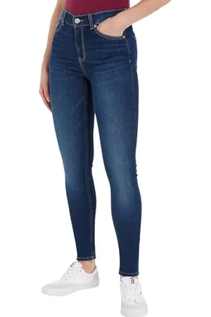 Tommy Hilfiger Damen Jeans Hose Nora Skinny Fit, Blau ( Dark), 28W/30L