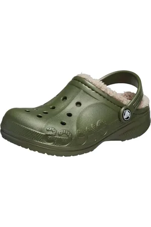 Crocs Unisex Kinder Baya Lined Clog K, Armee-grün