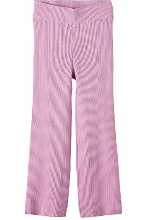 NAME IT Mädchen Nkfnikosta Knit Wide Pant Weite Hose, , 134 EU