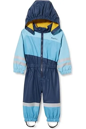 Playshoes Unisex Kinder Regen-anzug Mit Fleece-futter Warmer Wasserdichter Matschanzug Regenbekleidung, , 116 EU