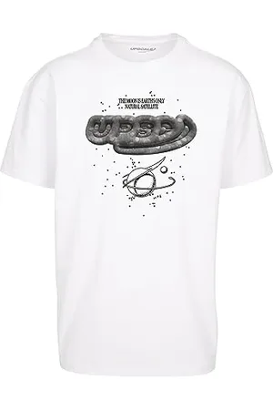 Mister Tee MT Upscale Unisex MT2740-Nasa Moon Oversize Tee T-Shirt, White, 5XL