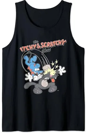 The Simpsons Die Simpsons Itchy & Scratchy Hammer Klassisches Cartoon-Chaos Tank Top